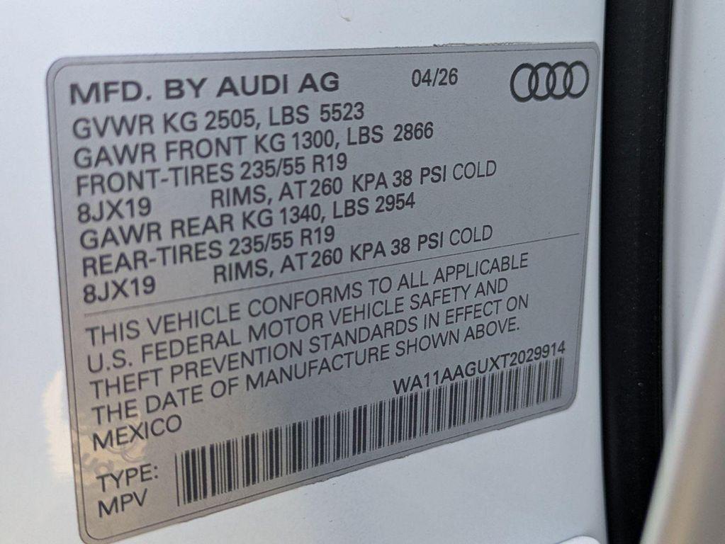 new 2026 Audi Q5 car, priced at $55,540