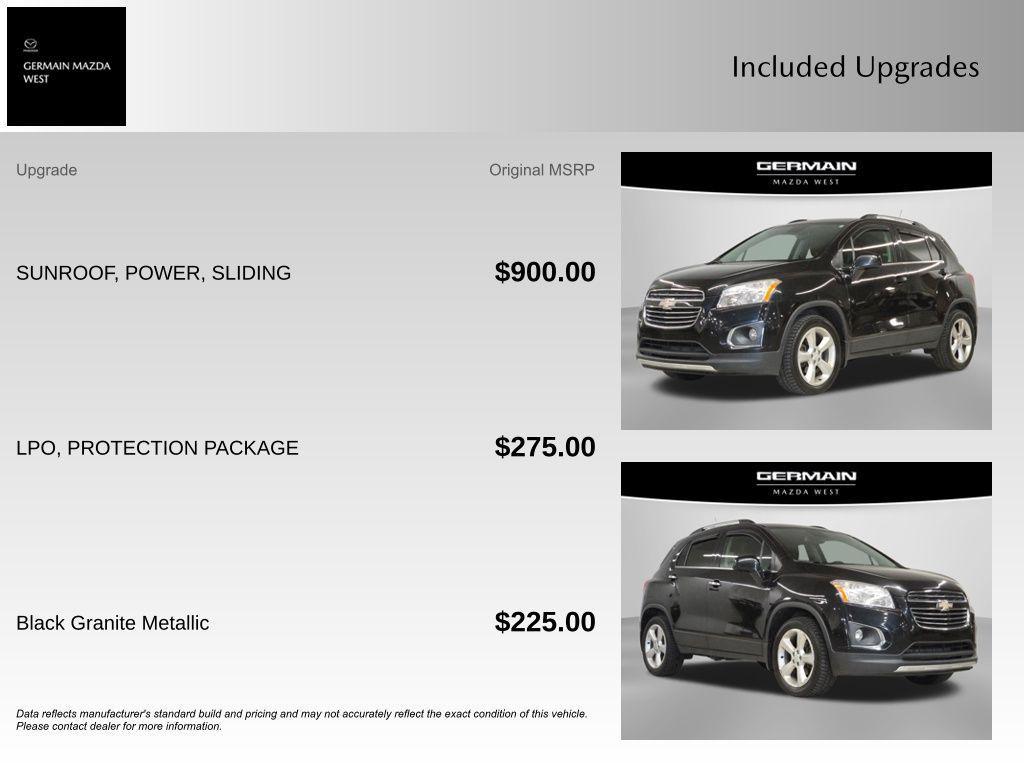 used 2016 Chevrolet Trax car, priced at $10,448
