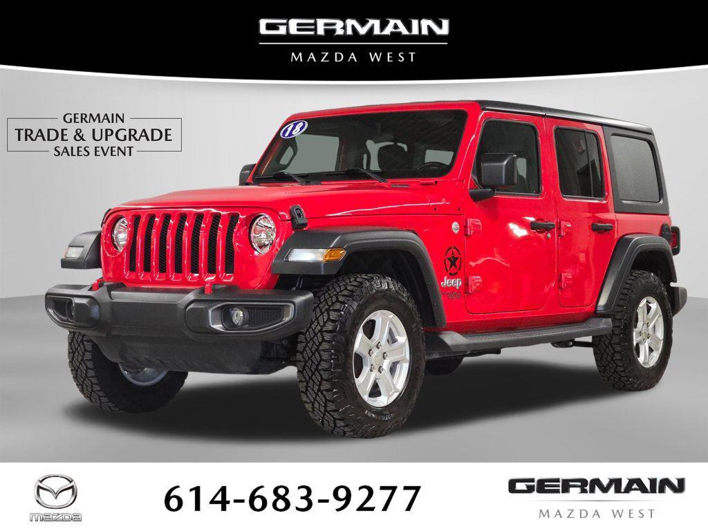 used 2018 Jeep Wrangler Unlimited car, priced at $20,519