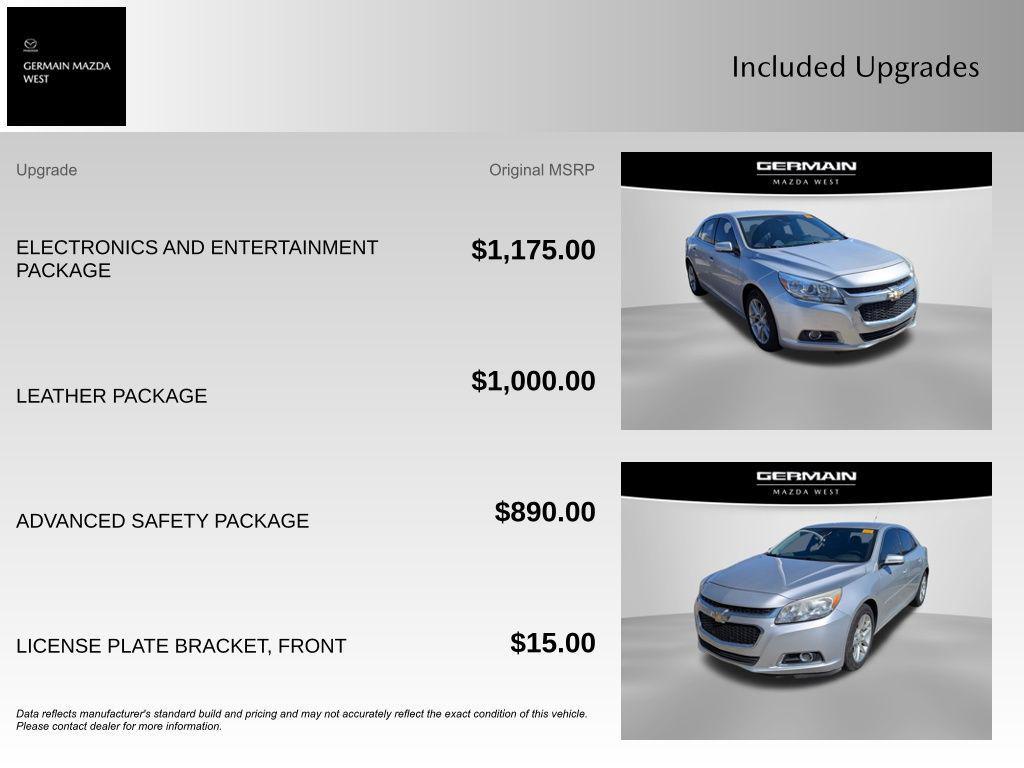 used 2014 Chevrolet Malibu car, priced at $10,500