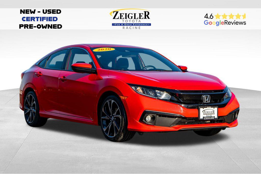 used 2020 Honda Civic car, priced at $19,990