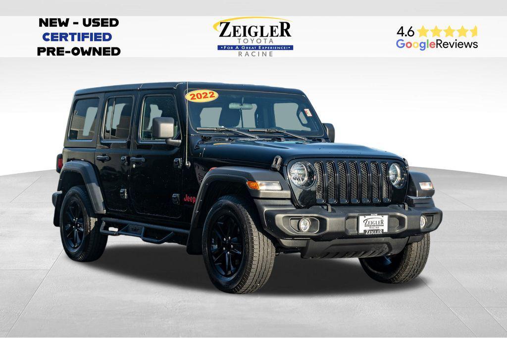 used 2022 Jeep Wrangler Unlimited car, priced at $26,990
