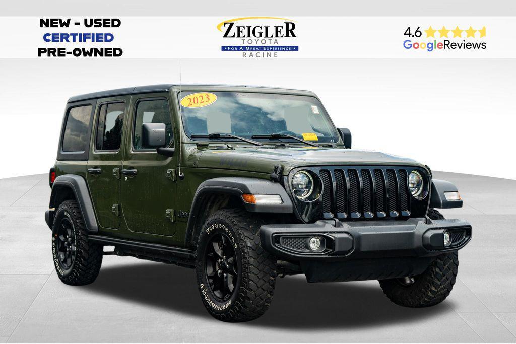 used 2023 Jeep Wrangler car, priced at $30,389