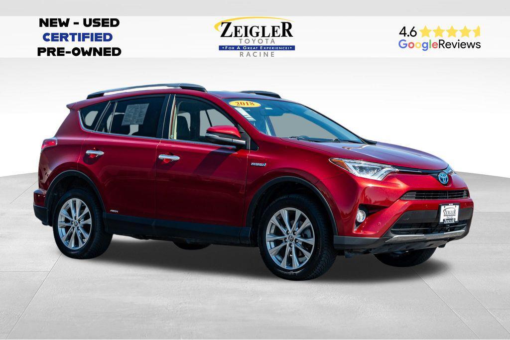 used 2018 Toyota RAV4 Hybrid car, priced at $23,123