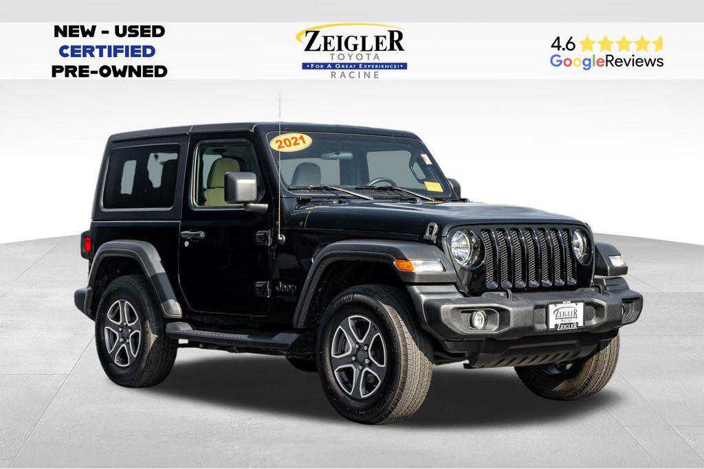 used 2021 Jeep Wrangler car, priced at $26,990