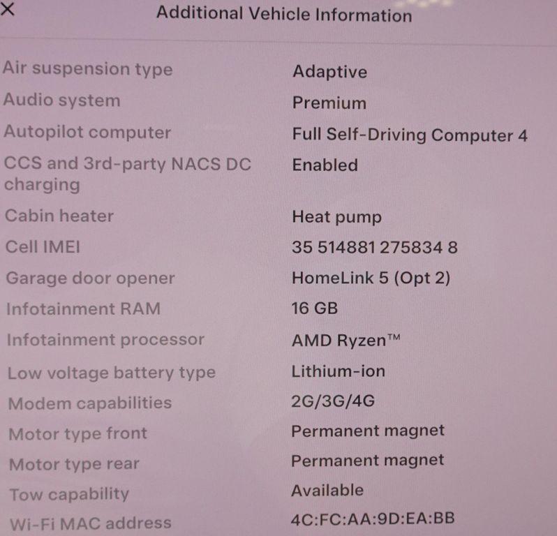 used 2024 Tesla Model X car, priced at $83,888