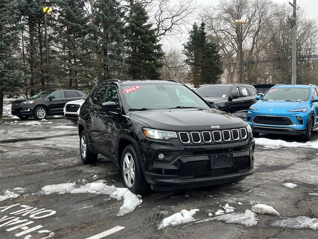 used 2024 Jeep Compass car, priced at $21,000
