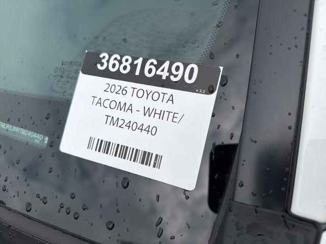 new 2026 Toyota Tacoma car, priced at $41,099