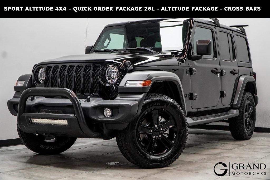used 2020 Jeep Wrangler Unlimited car, priced at $23,900