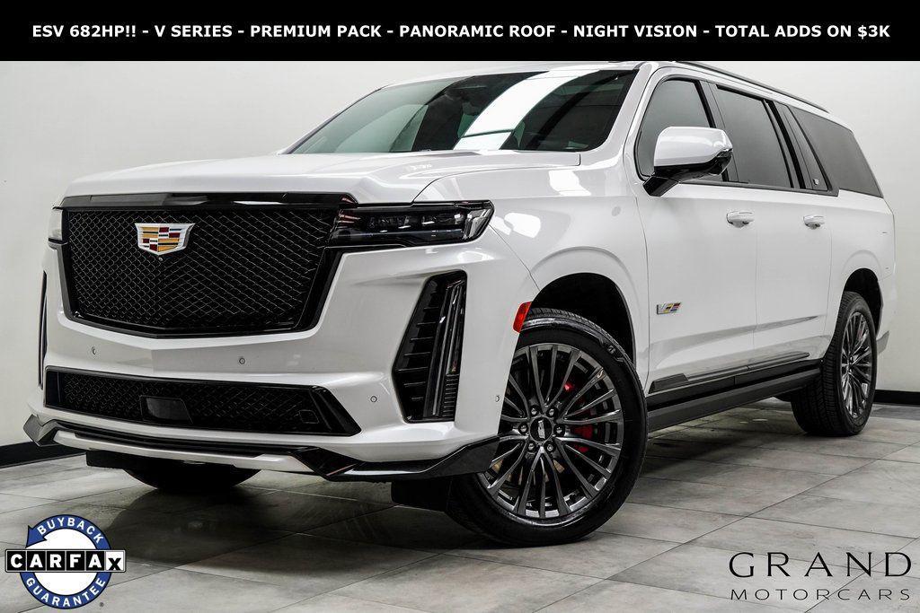 used 2023 Cadillac Escalade ESV car, priced at $108,800