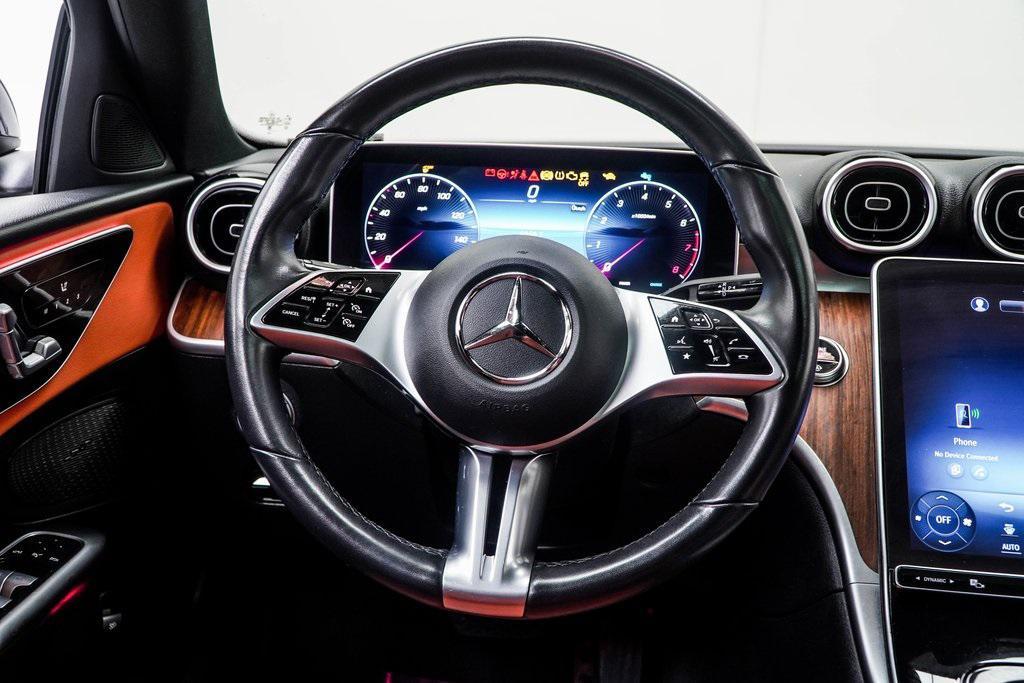 used 2024 Mercedes-Benz C-Class car, priced at $38,999