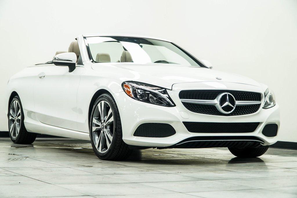 used 2018 Mercedes-Benz C-Class car, priced at $19,100