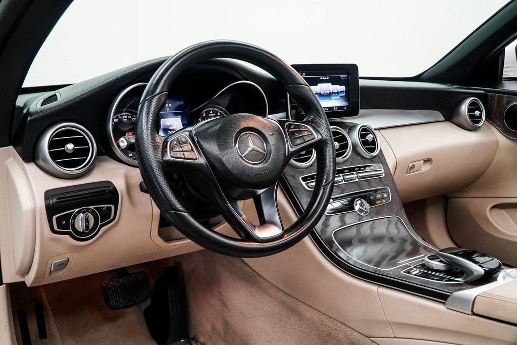 used 2018 Mercedes-Benz C-Class car, priced at $19,100