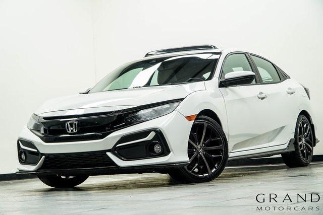 used 2021 Honda Civic car, priced at $18,100