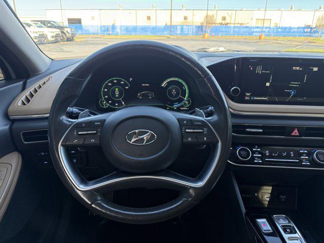 used 2022 Hyundai Sonata Hybrid car, priced at $15,200