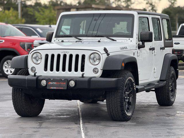 used 2017 Jeep Wrangler Unlimited car, priced at $15,000