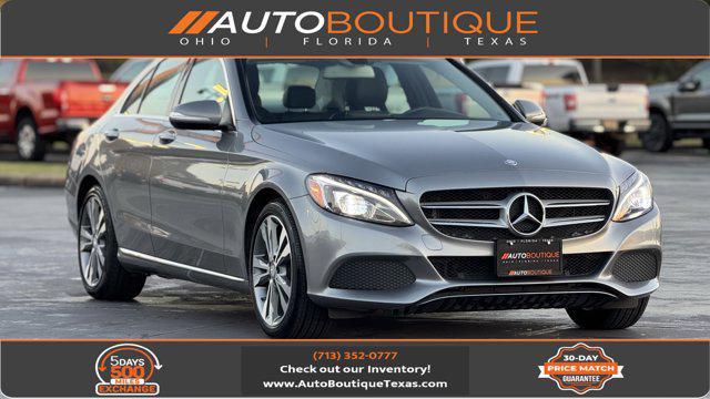 used 2015 Mercedes-Benz C-Class car, priced at $12,000