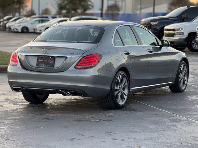 used 2015 Mercedes-Benz C-Class car, priced at $12,000