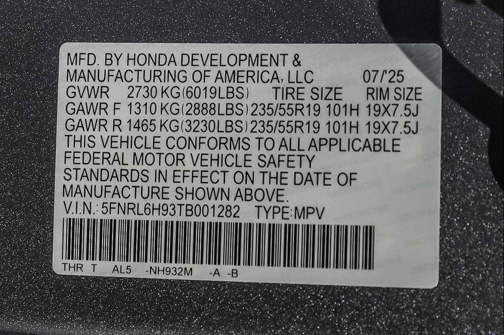 new 2026 Honda Odyssey car, priced at $51,895