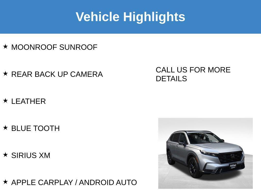 used 2024 Honda CR-V Hybrid car, priced at $27,950