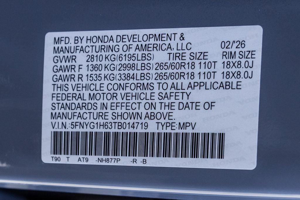 new 2026 Honda Pilot car, priced at $50,660