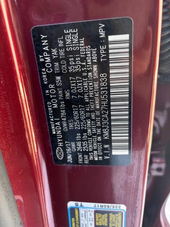 used 2017 Hyundai Tucson car, priced at $9,995