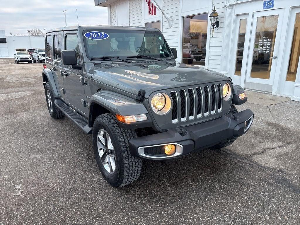 used 2022 Jeep Wrangler Unlimited car, priced at $31,385