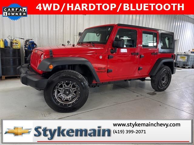 used 2016 Jeep Wrangler Unlimited car, priced at $19,545