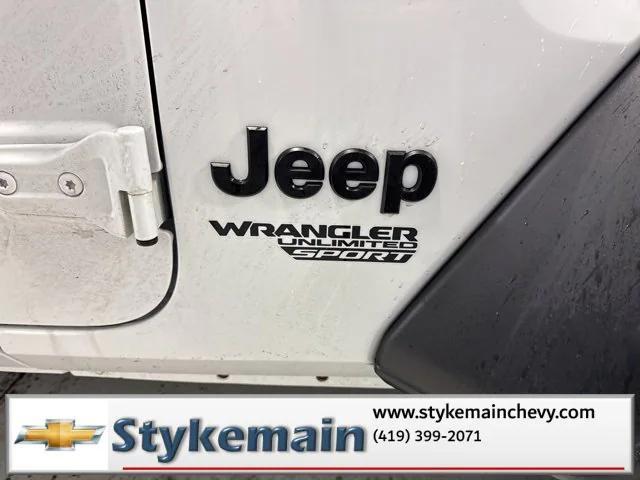 used 2021 Jeep Wrangler Unlimited car, priced at $27,234
