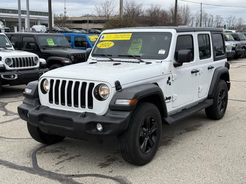 used 2022 Jeep Wrangler Unlimited car, priced at $28,994