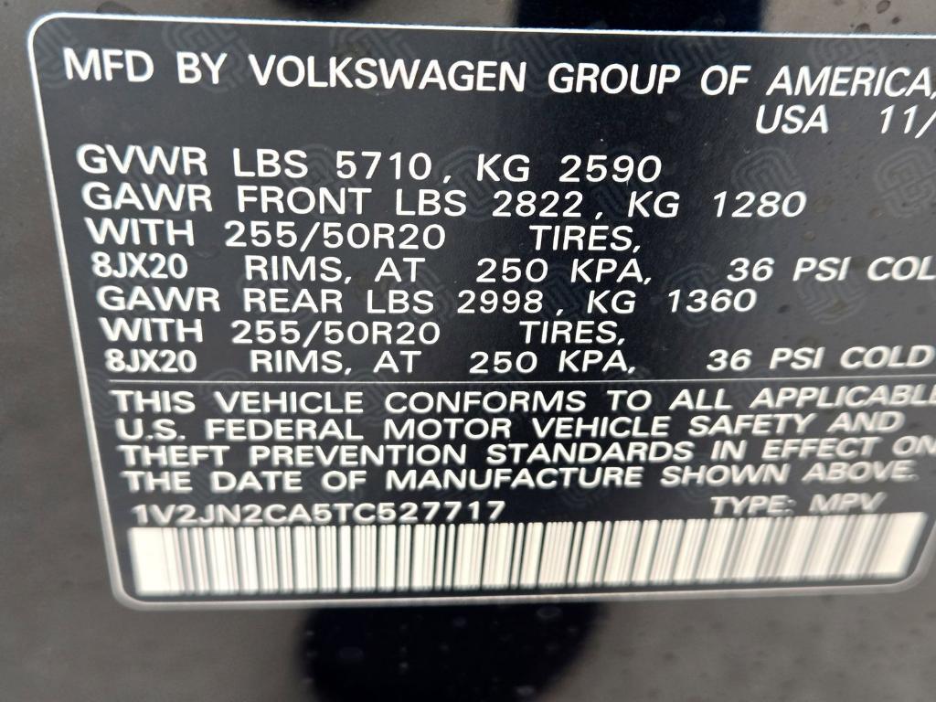 new 2026 Volkswagen Atlas car, priced at $40,939