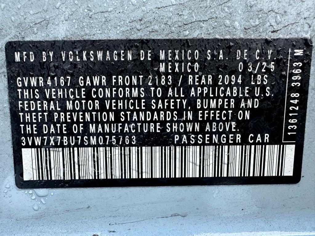 used 2025 Volkswagen Jetta car, priced at $23,463