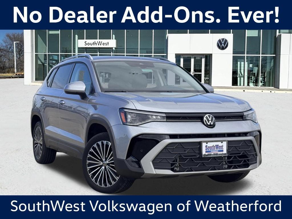 new 2025 Volkswagen Taos car, priced at $23,577