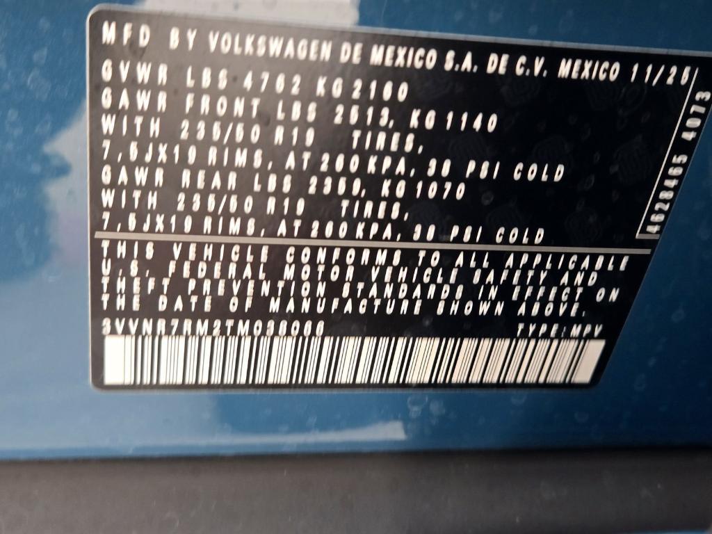 new 2026 Volkswagen Tiguan car, priced at $35,124