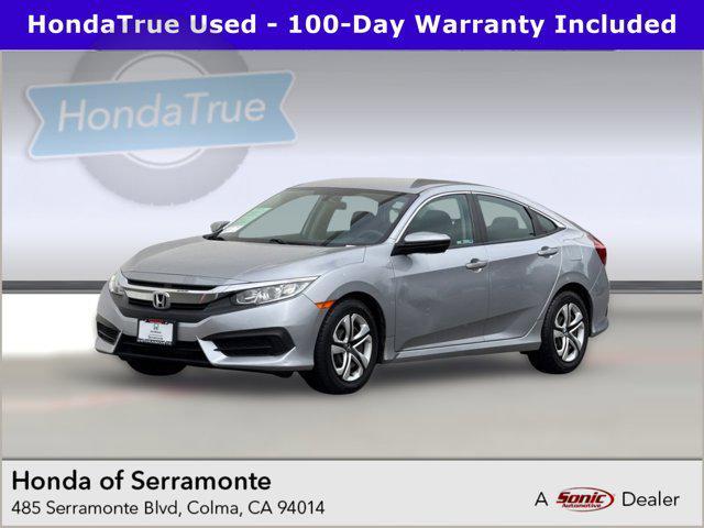 used 2018 Honda Civic car, priced at $18,486