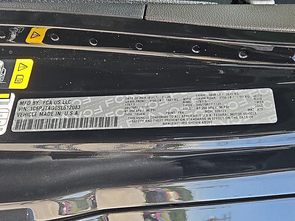 new 2025 Jeep Gladiator car, priced at $37,161