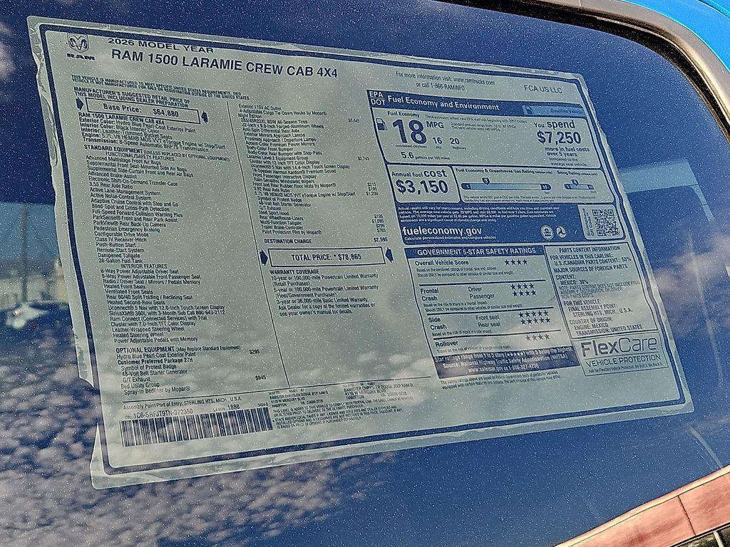 new 2026 Ram 1500 car, priced at $66,837