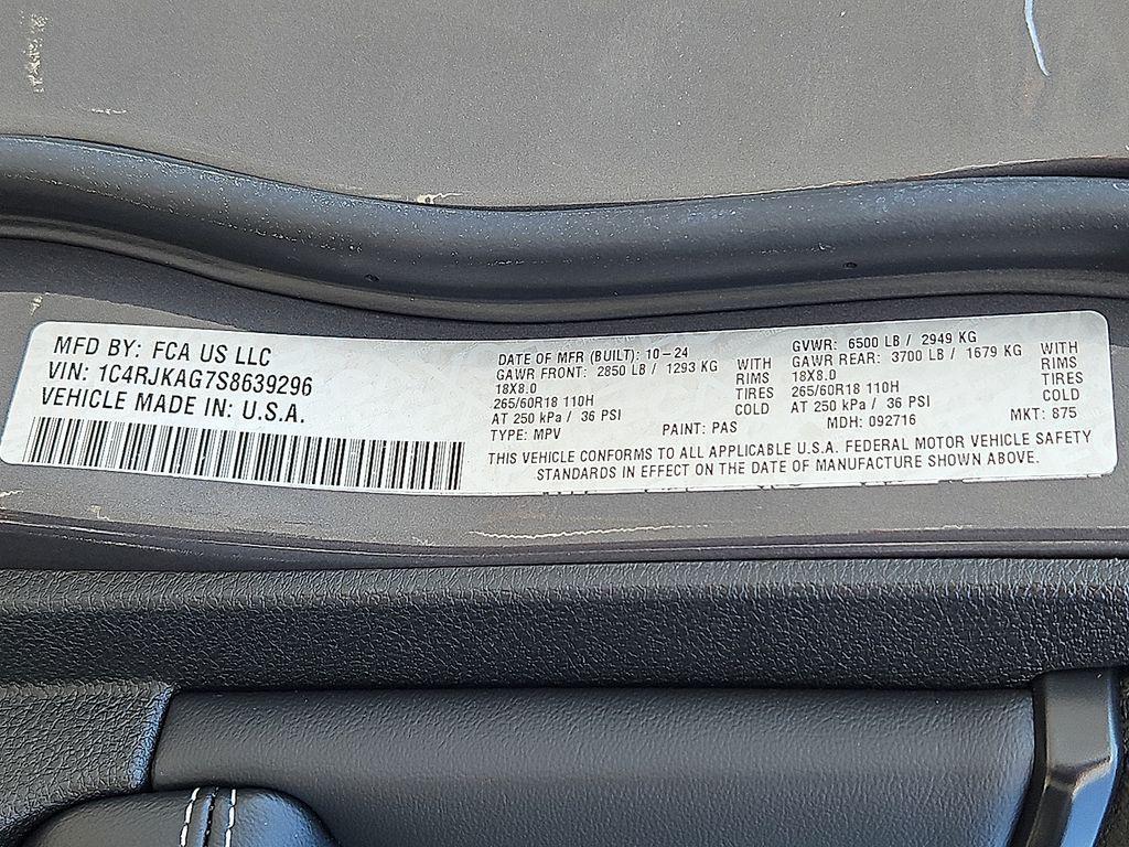 new 2025 Jeep Grand Cherokee L car, priced at $34,500