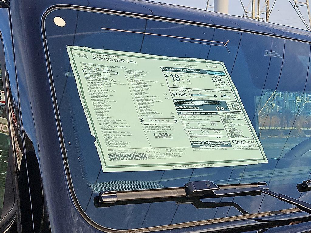 new 2026 Jeep Gladiator car, priced at $46,197