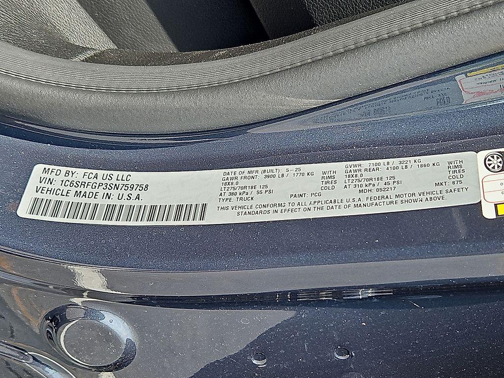 new 2025 Ram 1500 car, priced at $52,375