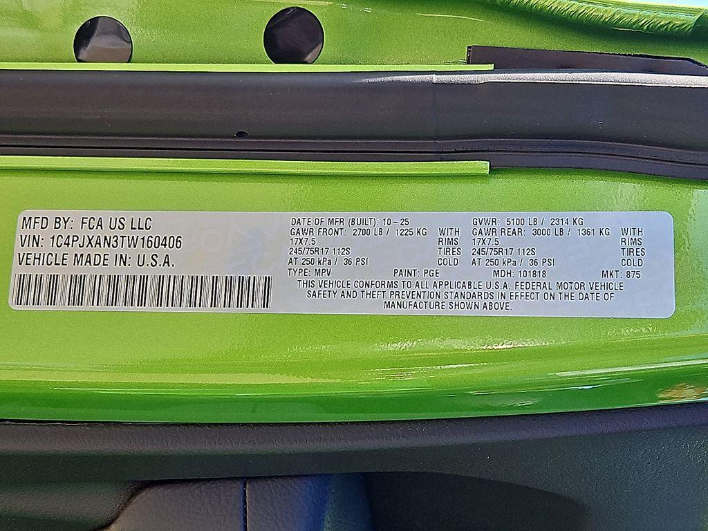 new 2026 Jeep Wrangler car, priced at $38,092