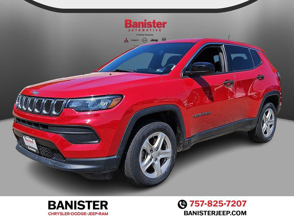 used 2023 Jeep Compass car, priced at $16,876