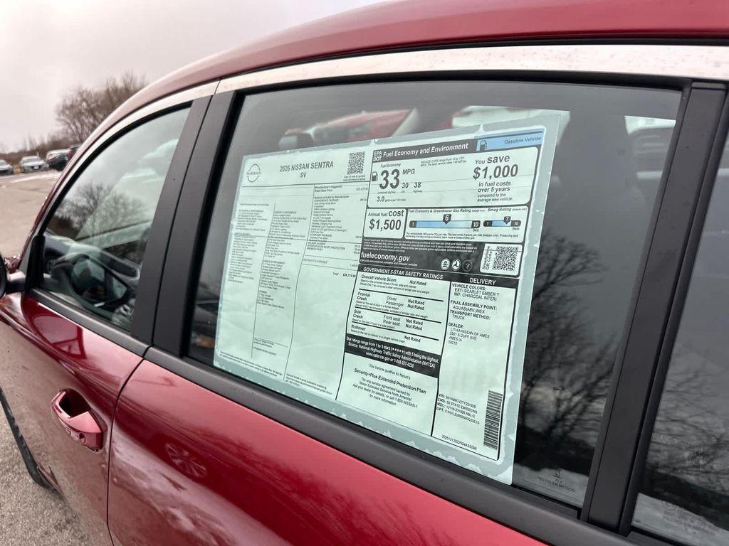 new 2026 Nissan Sentra car, priced at $26,715