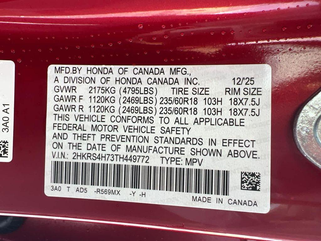 new 2026 Honda CR-V car, priced at $38,805