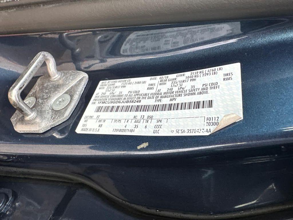 used 2018 Ford Escape car, priced at $13,999