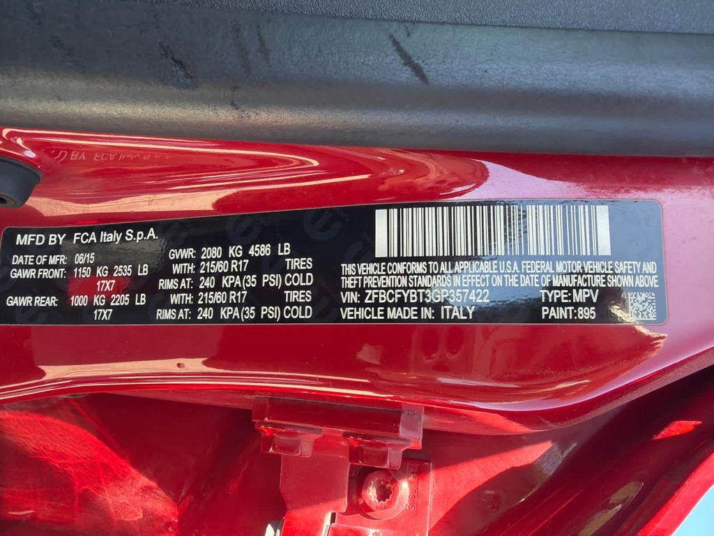 used 2016 FIAT 500X car, priced at $9,179