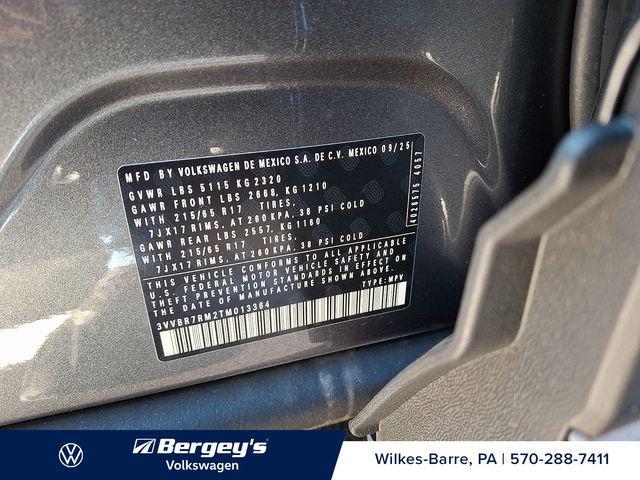 new 2026 Volkswagen Tiguan car, priced at $33,492