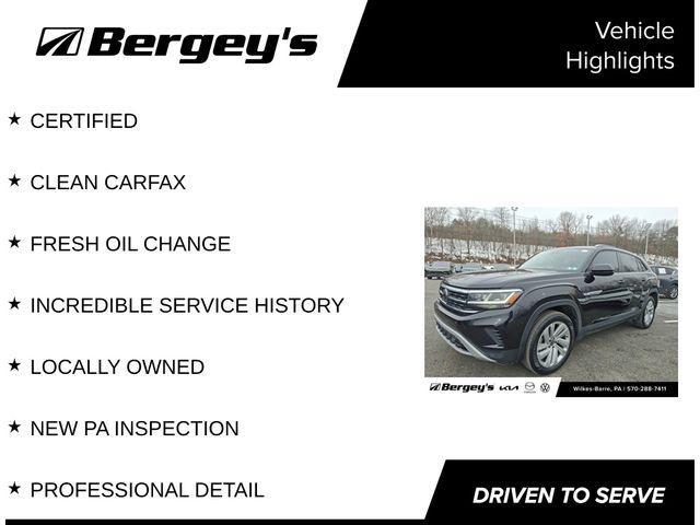 used 2020 Volkswagen Atlas Cross Sport car, priced at $21,495