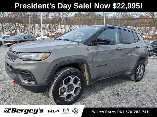 used 2022 Jeep Compass car, priced at $22,995