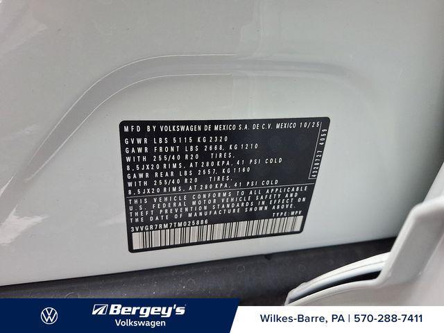 new 2026 Volkswagen Tiguan car, priced at $40,162